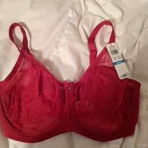 Wacoal red bra,  38DDD, new with tags